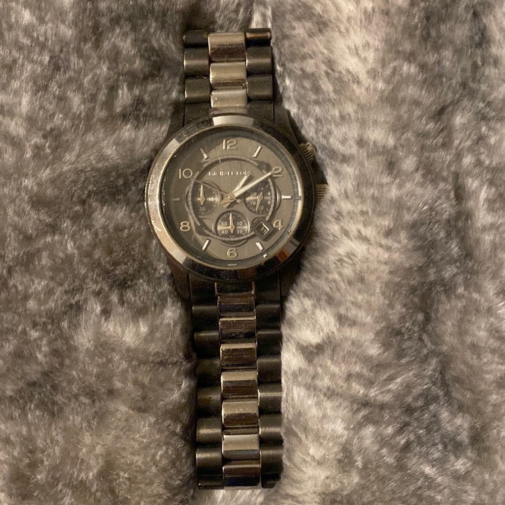 black michael kors watch